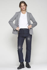 SILVER LUREX GREY BLAZER