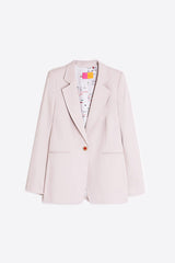 LOVE ECRU ROMA KNIT BLAZER