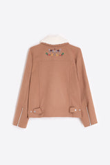 BOMBER CAMEL LANA JACKET