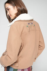 BOMBER CAMEL LANA JACKET
