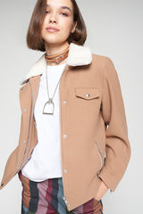 BOMBER CAMEL LANA JACKET