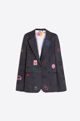 GRAFFITI GREY BLAZER