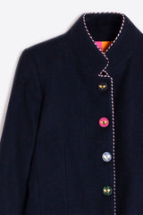 BEE BUTTONS NAVY JACKET