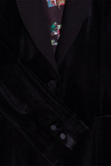 BLACK VELVET BLAZER