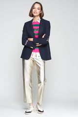 GRAFFITI NAVY WOOL BLAZER