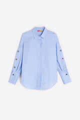 MIKAELA AZUL TWILL SHIRT