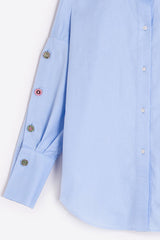 MIKAELA AZUL TWILL SHIRT
