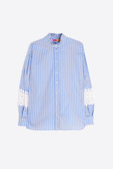 NATALIE RAYA AZUL PERFIL MARRON SHIRT