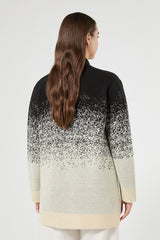 LACCIO JACQUARD KNITTED JACKET