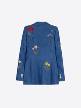 EMBROIDERED TEXTURED JACKET