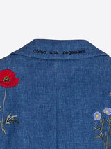 EMBROIDERED TEXTURED JACKET