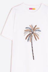 PALM TREE WHITE T-SHIRT