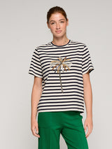 PALM STREE STRIPED T-SHIRT