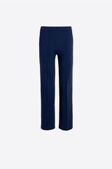 STRAIGHT NAVY TROUSERS