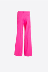NEON PINK FLARE TROUSERS