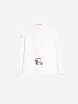 GOLF EMBROIDERED WHITE JACKET