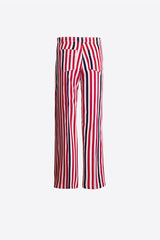 NAVY RED STRIPED TROUSERS