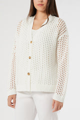COMODO SHORT COTTON CARDIGAN