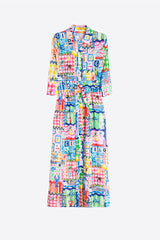 CAPRI PRINT SHIRT-DRESS