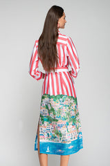PUERTO BANUS STRIPED DRESS