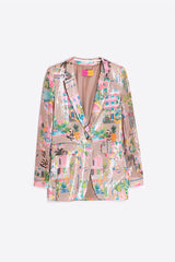 CALIFORNIA PRINT SEQUIN JACKET