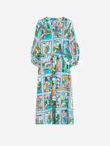 SOLE VOILE PRINT DRESS