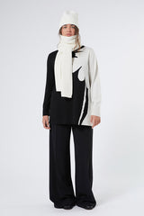 ULRICO BLACK LUREX CASHMERE BLEND JUMPER