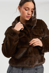 BROWN FUR JACKET