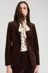 BROWN VELVET JACKET