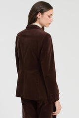 BROWN VELVET JACKET