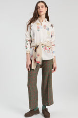 WHITE LOVE PRINT SHIRT