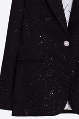 NAVY SILVER MOTIFS JACKET