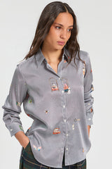 HOTEL VILAGALLO PINSTRIPE SHIRT