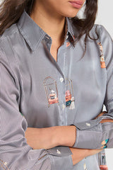 HOTEL VILAGALLO PINSTRIPE SHIRT