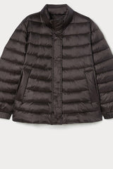 APE BROWN IRIDESCENT NYLON PADDED JACKET