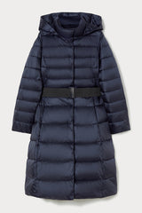 VIADANA BLUE IRIDESCENT NYLON PADDED JACKET