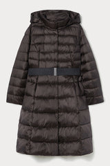 VIADANA BROWN IRIDESCENT NYLON PADDED JACKET