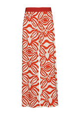 CHERRY PRINTED LOOSE PALAZZO TROUSERS