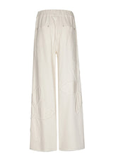 FLORAL PATTERN STRAIGHT-CUT SHORTS