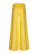 LIMONCELLO LINEN PALAZZO TROUSERS