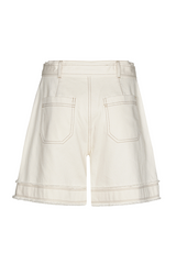 HIGH WAIST COTTON SHORTS