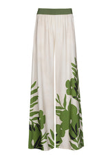 BOTANICAL PRINT PALAZZO TROUSERS