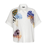 EMBROIDERY COTTON BLOUSE