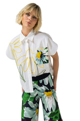 EMBROIDERY COTTON BLOUSE