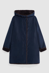AMIE REVERSIBLE FAUX FUR PARKA