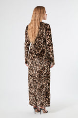 PIOMBO PRINTED TULLE DRESS