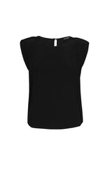 SHOULDER EFFECT STRAIGHT TOP