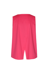 FUSCHIA BACK EFFECT TOP