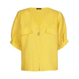 LIMONCELLO LINEN JACKET BLOUSE