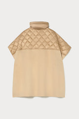 OFRIDI BEIGE DOUBLE-FACED WOOL-BLEND CAPE